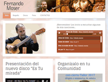 Tablet Screenshot of fernandomoser.com.ar
